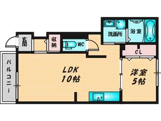 セレスコート本郷【1階】の間取り