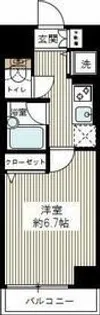 RISESTAGE MAGOME【1階】の間取り