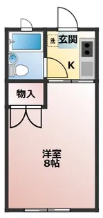 クレージュS【1階】の間取り