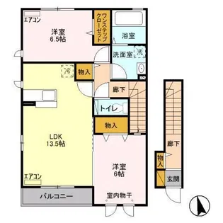 ヴェヌスト C【2階】の間取り