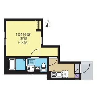 リスタ保土ヶ谷【1階】の間取り
