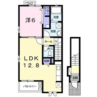 グレイス アンサーテ【2階】の間取り