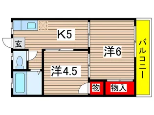 第7長栄マンション【2階】の間取り