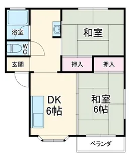 サンライフ【2階】の間取り