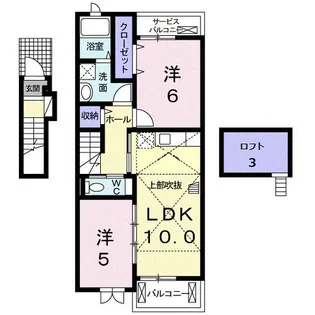グランデ【2階】の間取り