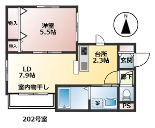 ヘレンシア杉並【2階】の間取り