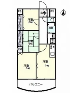 ウェルネス中仙道【2階】の間取り