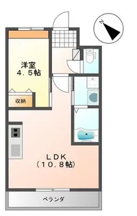 埼玉県川口市南鳩ヶ谷6【マンション】の間取り