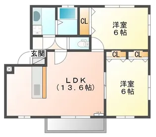 シャトー那由他【3階】の間取り