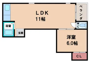 エクセルあびこ【4階】の間取り