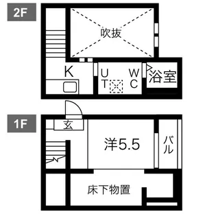 ローレルフォレスタ本陣【2階】の間取り
