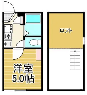 ジャスミンテラス五反野【3階】の間取り