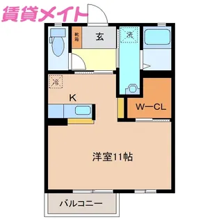 アンビシオン【1階】の間取り