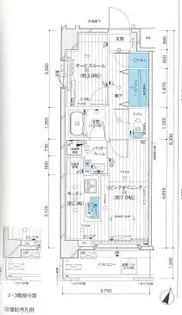 メインステージ横濱黄金町【3階】の間取り