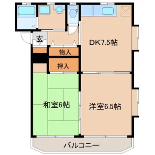 ピアパーク・ジュンナ【3階】の間取り