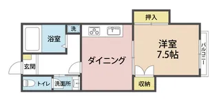 ユナイテッド羽屋【1階】の間取り