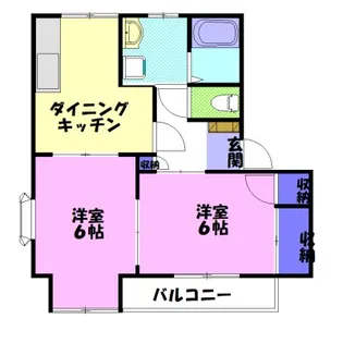 ラプラス平松 B【1階】の間取り