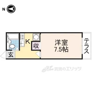 ライフステージ広瀬安岡2【1階】の間取り