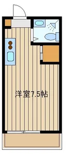 シャトー谷治3【1階】の間取り