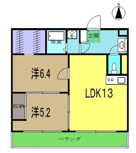 ALCO-2【3階】の間取り
