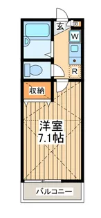 東京都町田市南大谷3【アパート】の間取り