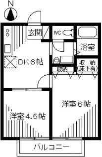 セジュール【1階】の間取り