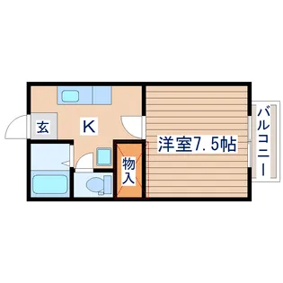 ロイヤルメゾン C【2階】の間取り