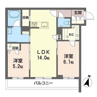 埼玉県川口市柳根町【マンション】の間取り