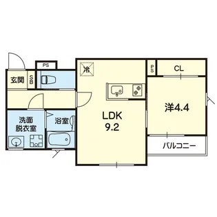セブンピース【2階】の間取り