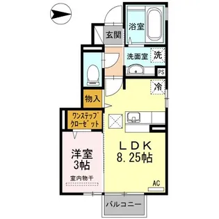 プリモカーサ【1階】の間取り