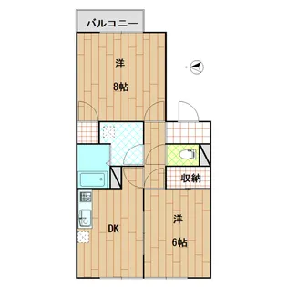 山形県山形市肴町【アパート】の間取り