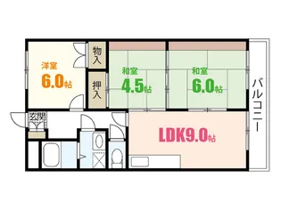 メゾニティ勇【2階】の間取り
