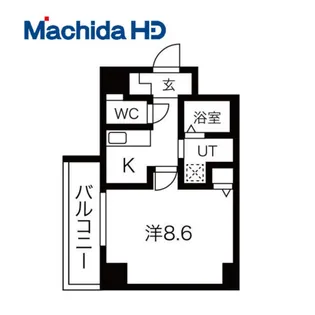 エヌエムキャトフヴァン【1階】の間取り