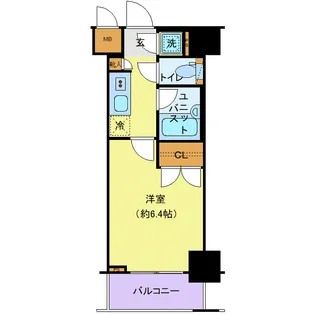 パレステュディオ虎ノ門【3階】の間取り