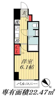 千葉県市川市新井3【マンション】の間取り