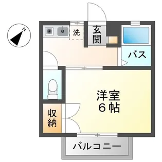 メゾン光【2階】の間取り