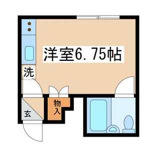 シャルムウエスト【1階】の間取り