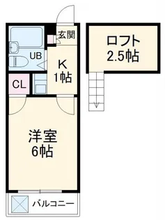 レオパレス八千代台東第2【2階】の間取り