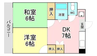コーポ大興【2階】の間取り
