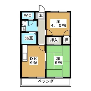 メゾンドール駿河台【2階】の間取り