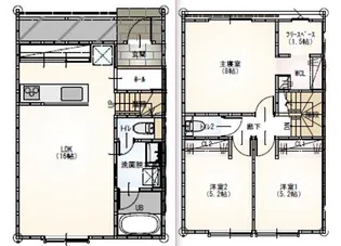愛知県碧南市栄町1【一戸建】の間取り