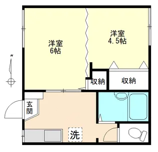 美山荘(みやまそう)【1階】の間取り