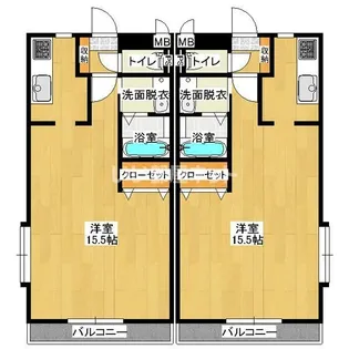 ペティート【4階】の間取り