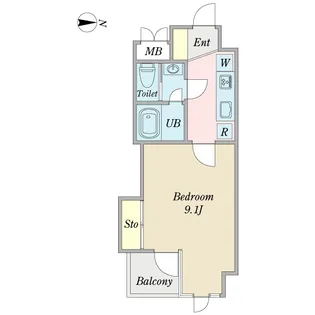てやんでぇ【2階】の間取り
