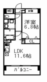 東京都文京区千駄木2【マンション】の間取り