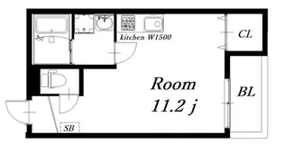 大阪府堺市堺区中之町東1【アパート】の間取り