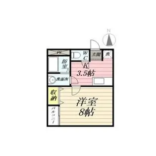 壹進荘【2階】の間取り