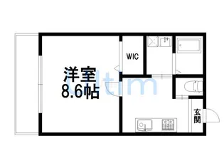 プチ・かわそう【1階】の間取り