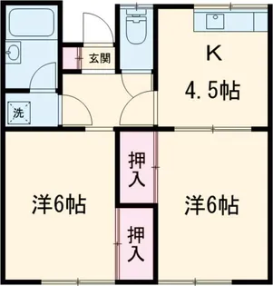 和泉ハイム【1階】の間取り