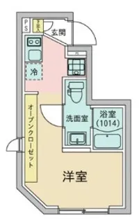 プラティーク品川大井町【4階】の間取り